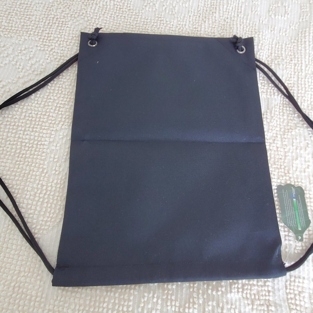 Two Draw String  Blue/Black  Backpacks - Picture 4 of 6